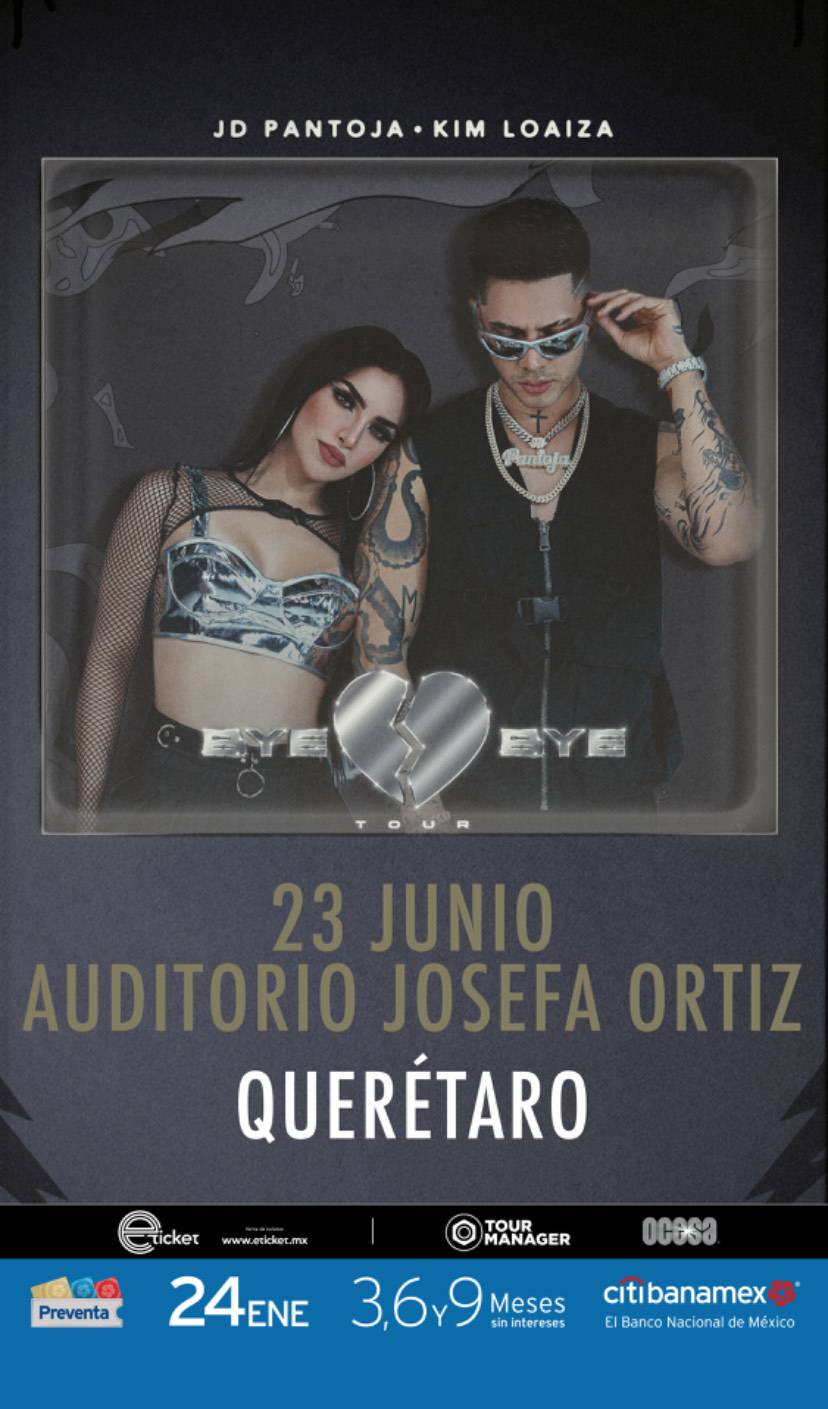 Kim Loaiza y JD Pantoja tendrán más shows en Puebla y Querétaro