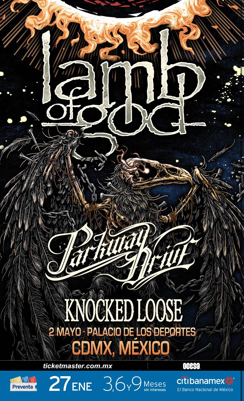 Lamb Of God, Parkway Drive & Knocked Loose