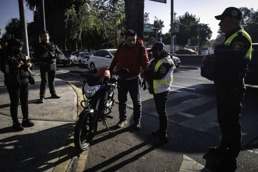 Ya hay infracciones a motociclistas tras inicio de operativo