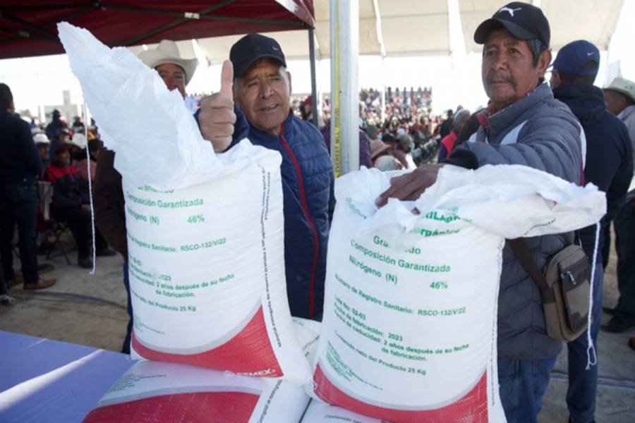 Inician entrega nacional de fertilizante gratuito para aumentar producción de granos básicos