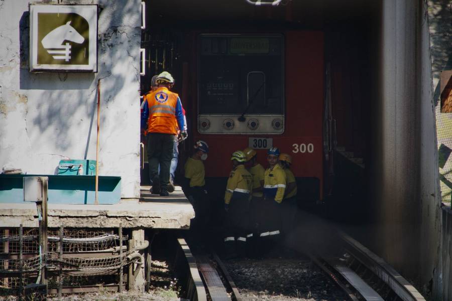 Choque en Línea 3 del Metro, fue por quema de cables y conducción negligente: FGJ