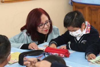 Leticia Ramírez visita planteles de Educación Básica Indígena en Tlaxcala