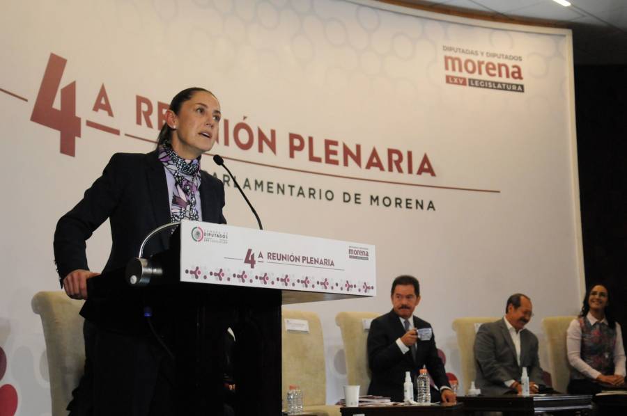 Sheinbaum pide unidad a morenistas y a defenderse de calumnias