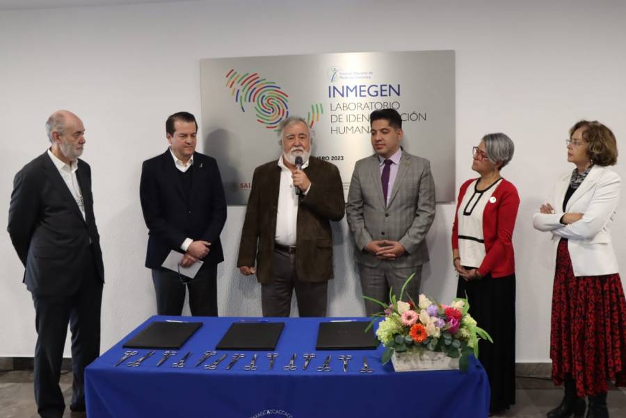 Inauguran laboratorio de identificación humana en el Instituto Nacional de Medicina Genómica