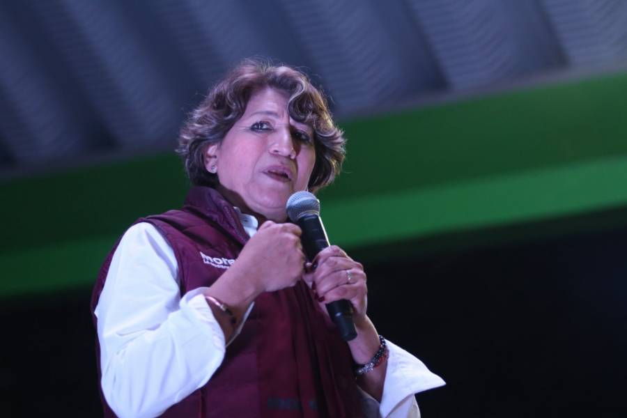 Delfina Gómez reconoce que los ataques en su contra le afectan, pero asegura que lleva la delantera
