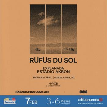 Rufus du sol a&ntilde;ade Guadalajara a su nueva gira