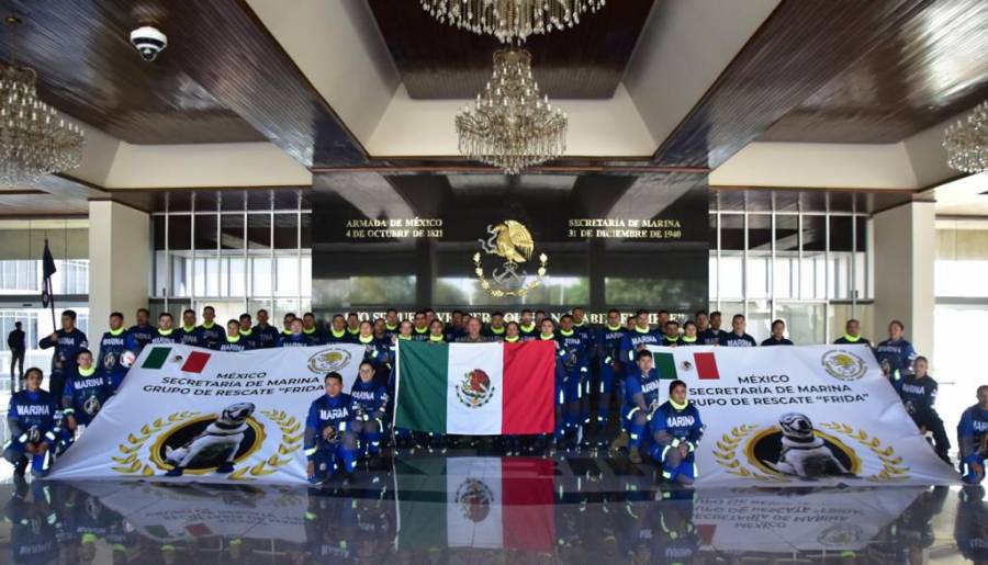 Grupo de rescate Frida, viaja a Turquía para brindar apoyo a la población civil afectada por el sismo