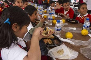 Las comidas en escuelas de nivel b&aacute;sico incentivan la permanencia en las aulas: UNESCO