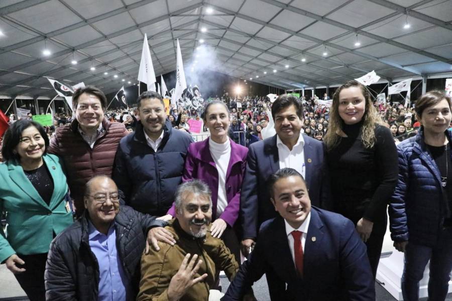 Vitores para Sheinbaum en la GAM
