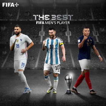 Messi, Mbappé y Benzema finalistas al The Best de la FIFA a jugador del año