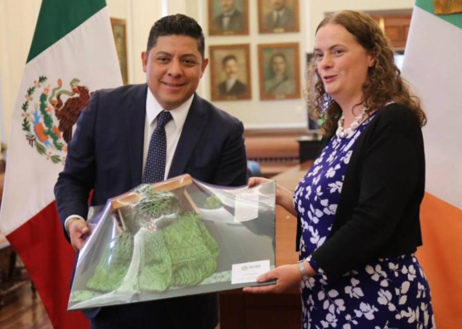 Durante la visita de la Embajadora de Irlanda, SLP refrendó los vínculos culturales y turísticos a nivel mundial