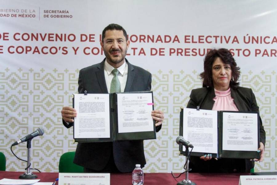 Gobierno capitalino e IECM firman convenio para fomentar participación ciudadana