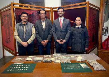M&eacute;xico recibe colecci&oacute;n de puntas de flecha milenarias devueltas por un ciudadano de EEUU