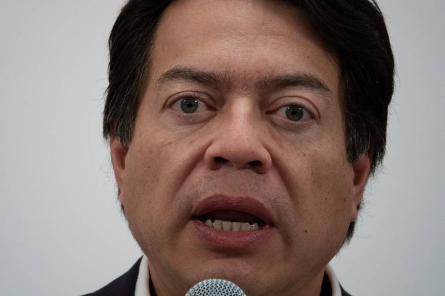 Ignacio Mier y Alejandro Armenta, aspirantes a gobernador de Puebla, reunidos por Mario Delgado