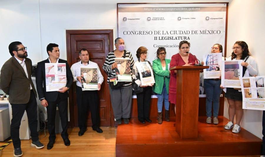 Habitantes de unidad habitacional Pantaco piden ayuda ante graves daños a inmuebles afectados por sismos