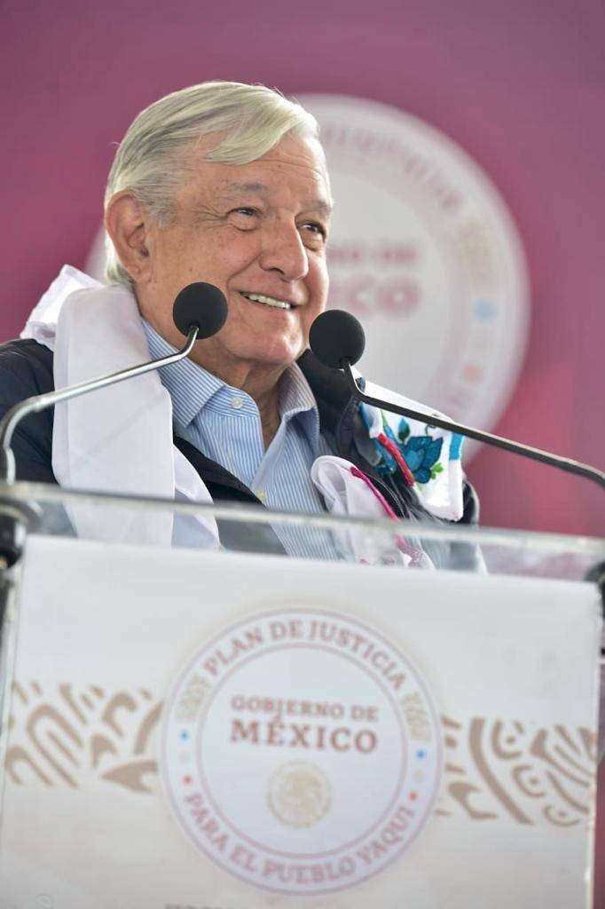 AMLO promete cumplir promesas a yaquis antes de terminar su gobierno