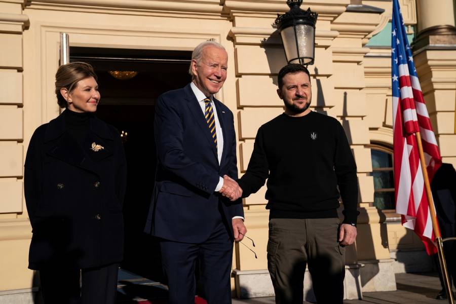 Joe Biden anuncia nuevas entregas de armas a Ucrania en una visita sorpresa a Kiev