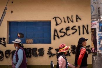 Siguen protestando en Per&uacute; contra el gobierno de Dina Boluarte