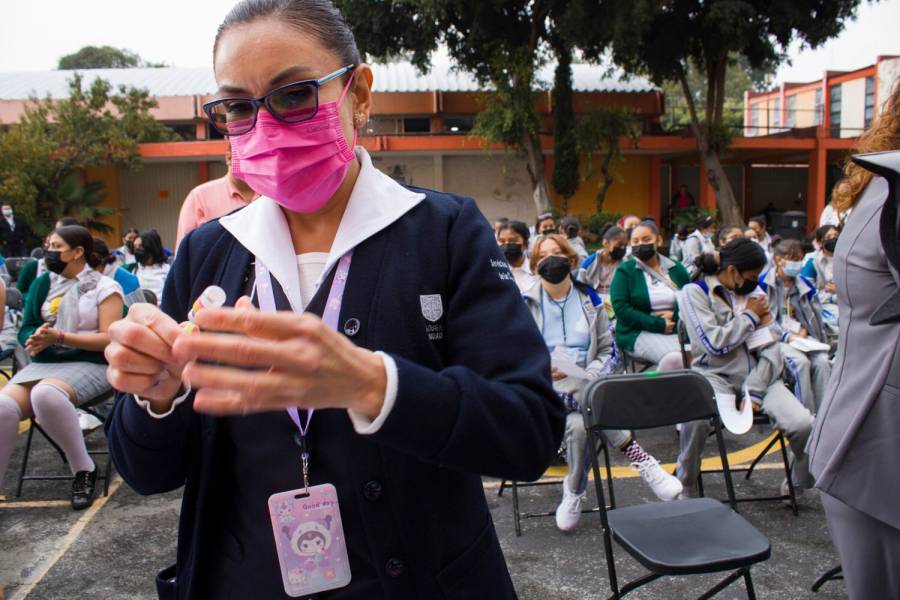 Sedesa destaca avance en la vacunación contra el VPH en la CDMX