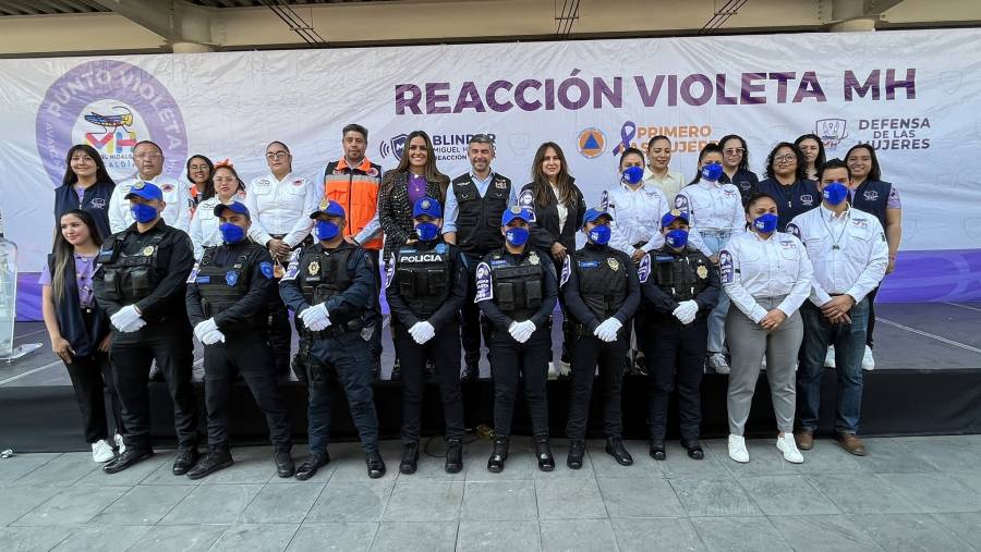 Presentan programa Reacción Violeta en Miguel Hidalgo