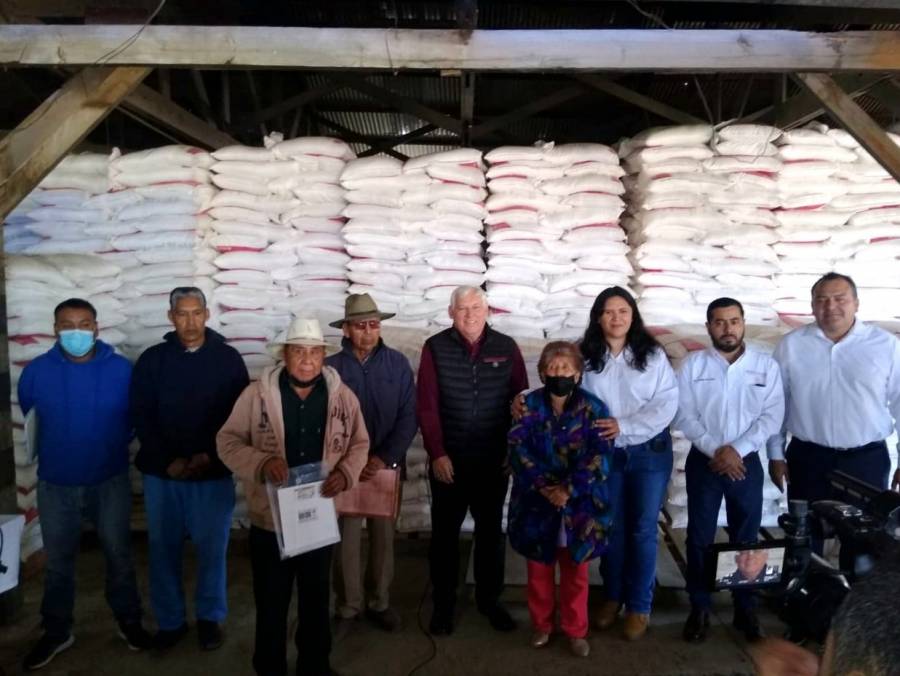 Avanza primera etapa del programa Fertilizantes para el Bienestar en siete entidades del país: Agricultura