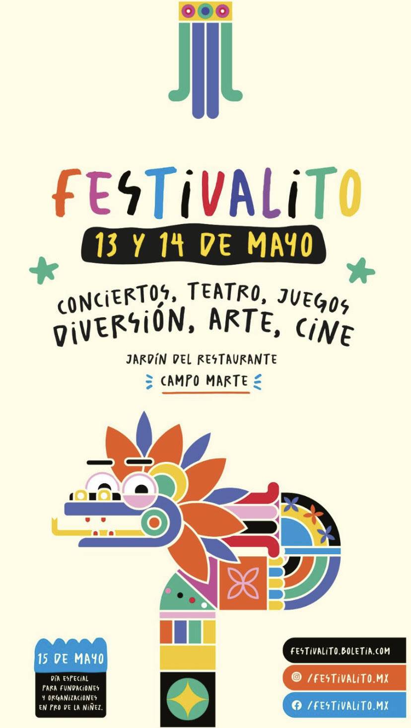 TODO LISTO PARA FESTIVALITO, EL PRIMER EVENTO CULTURAL MASIVO INFANTIL EN  LATINOAMÉRICA.