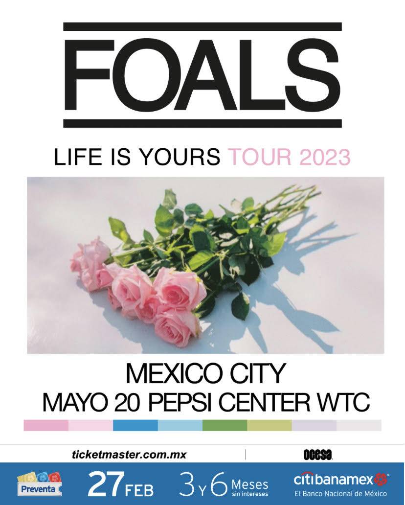 Foals complacen a sus fans mexicanos con una fecha de Life Is Yours Tour en la Ciudad de M&eacute;xico