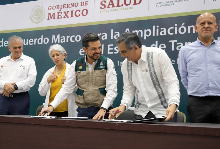 IMSS y Tamaulipas firman Acuerdo Marco para Ampliación del programa IMSS-Bienestar