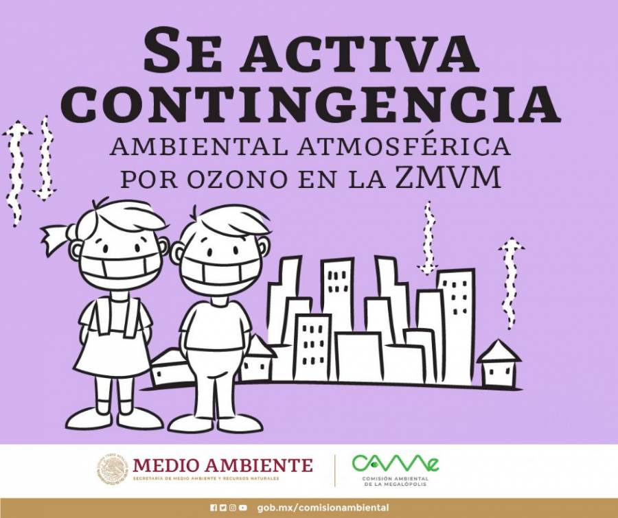 Declaran contingencia ambiental por Ozono en el Valle de México