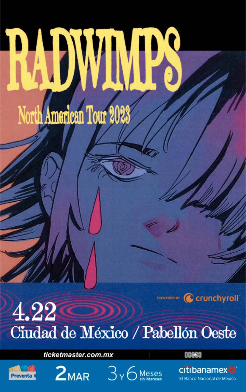 Radwimps traer&aacute; su propuesta desde Jap&oacute;n a M&eacute;xico