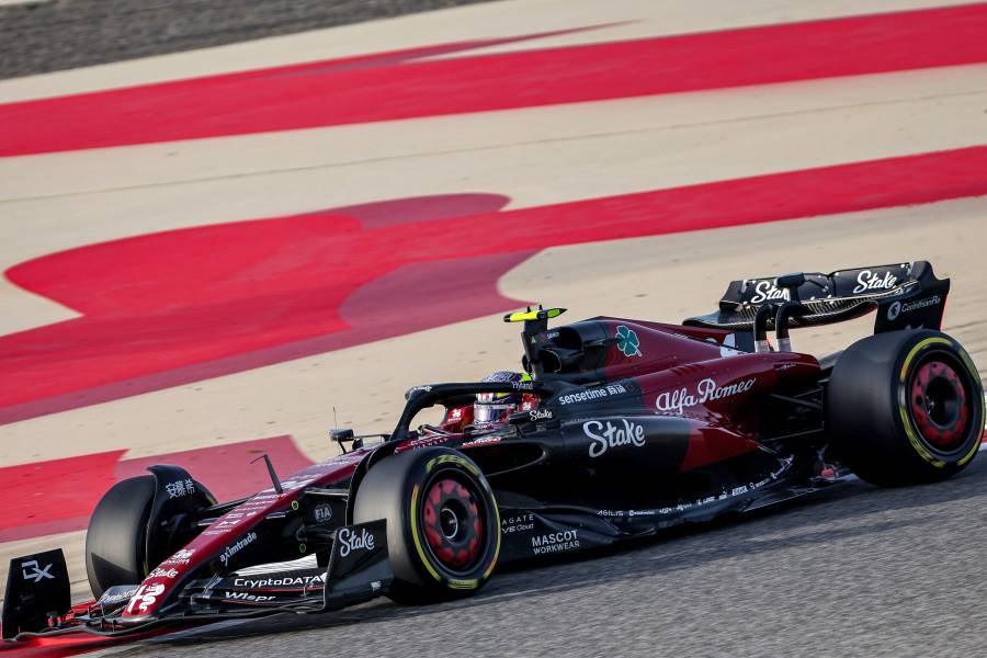 F1: Zhou lidera día de ensayos en Baréin por delante de Verstappen y Alonso