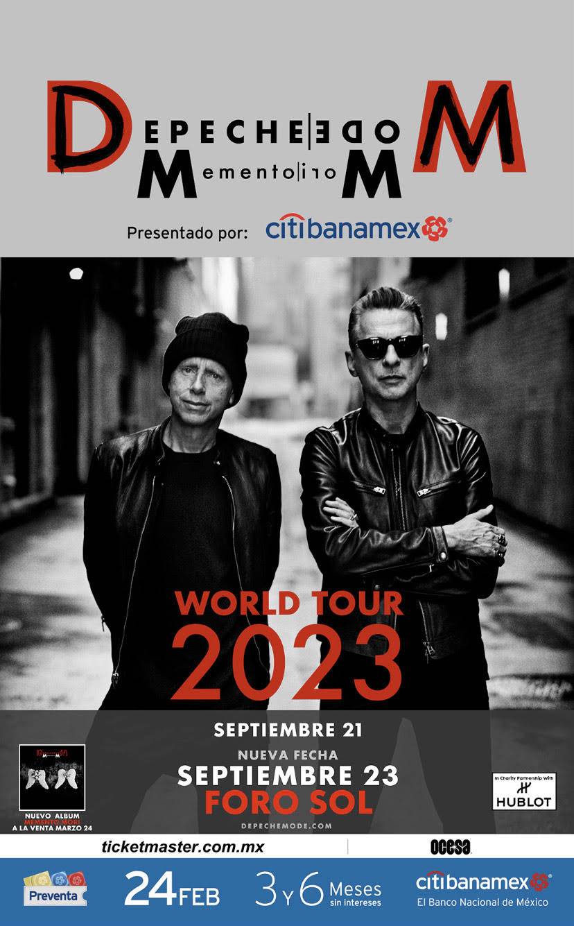 DEBIDO A LA DEMANDA ABRUMADORA, DEPECHE MODE AÑADE NUEVAS FECHAS EN NORTEAMÉRICA COMO PARTE DE SU GIRA MEMENTO MORI WORLD TOUR