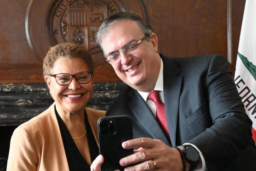 Secretaría de Relaciones Exteriores se reúne con alcaldesa de Los Ángeles, California, Karen Bass