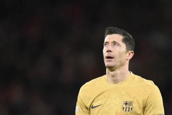 Lewandowski podr&iacute;a perderse el Cl&aacute;sico ante el Real Madrid en la Copa del Rey