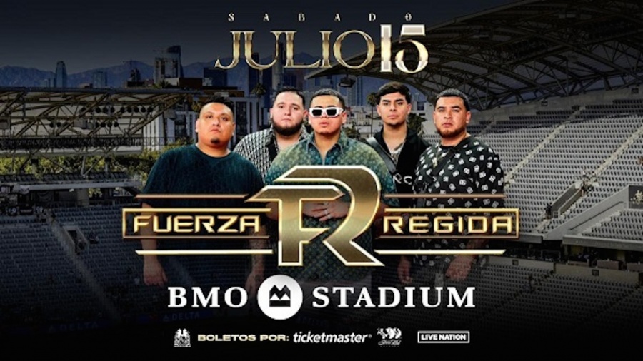 Fuerza Regida ofrecerá su primer concierto en el mítico BMO Stadium de Los Ángeles