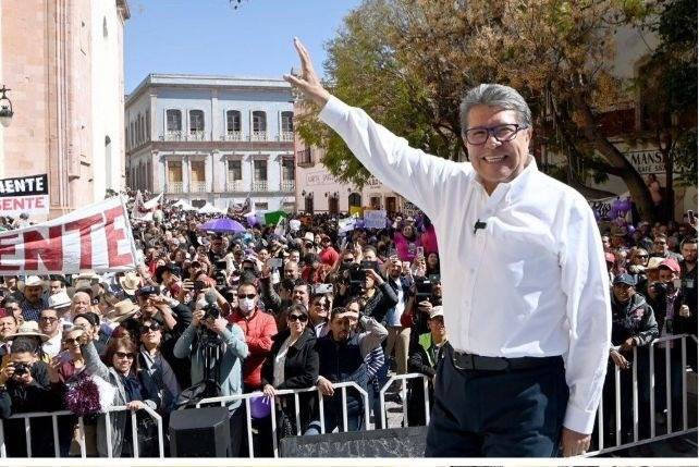 Confía Monreal en ganar candidatura de Morena a la presidencia