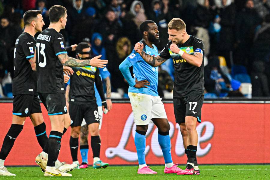 Lazio sorprende al Napoli y se pone segundo en la Serie A