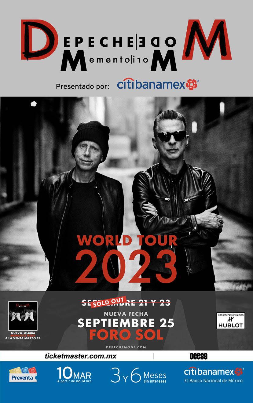“DEPECHE MODE ANUNCIA LA &Uacute;LTIMA FECHA EN CIUDAD DE M&Eacute;XICO DE SU GIRA MEMENTO MORI”