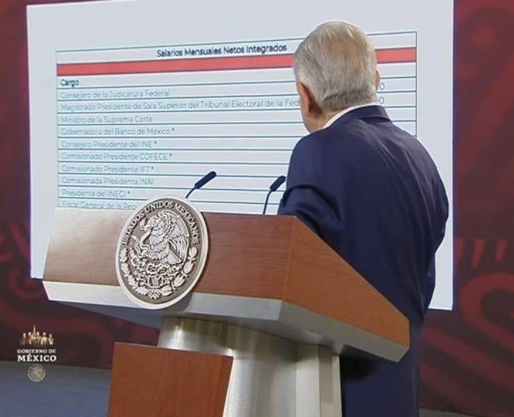 AMLO insistirá en que no habrá mayor salario que el del presidente