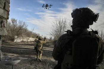 Ucrania dice haber derribado 13 drones explosivos