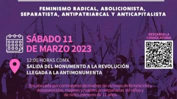 Convocan a segunda marcha por mujeres que no pudieron asistir al 8M