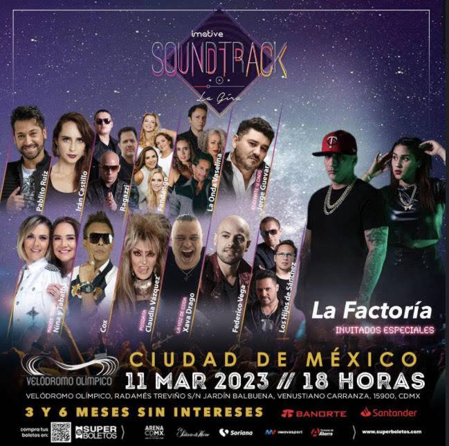 SOUNDTRACK LA GIRA EL CONCIERTO QUE UNE RECUERDOS Y EXPERIENCIAS EN UNA SOLA NOCHE, UN SINFÍN DE TALENTOS QUE MARCARON TU VIDA,JUNTOS EN UN MISMO ESCENARIO