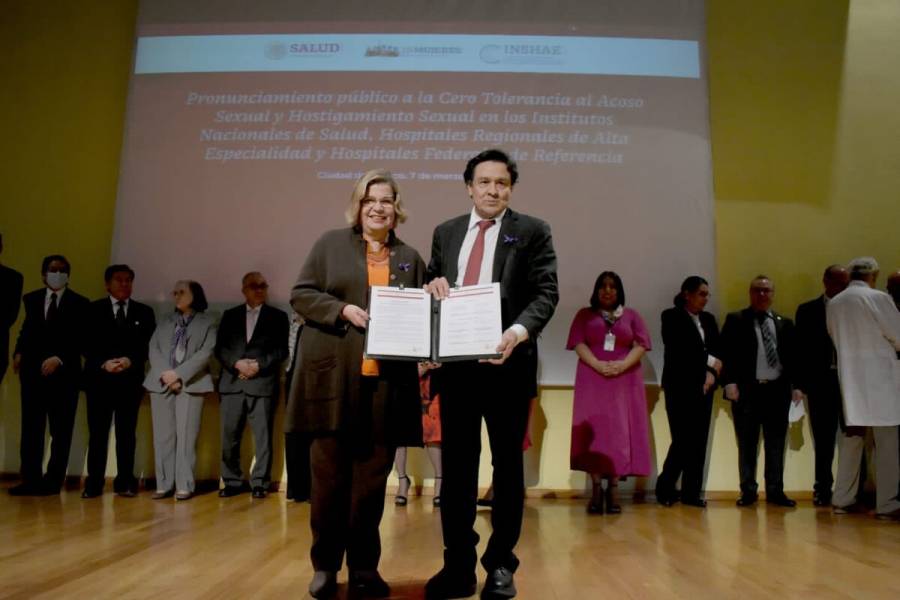 Institutos y hospitales firman pronunciamiento cero tolerancia al acoso y hostigamiento sexual