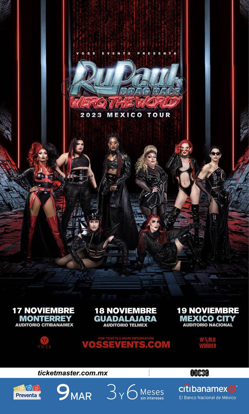 ¡RuPaul’s Drag Race: WERQ THE WORLD llega a M&eacute;xico este 2023!