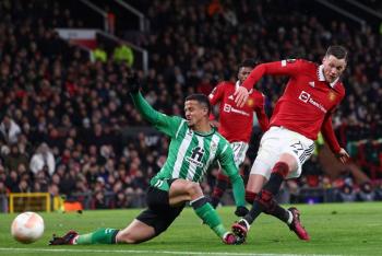 Manchester United tritura al Betis en la Europa League