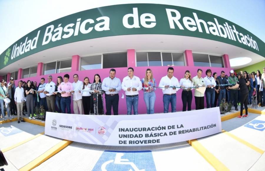 RGC entregó la nueva Unidad Básica de Rehabilitación en Rioverde