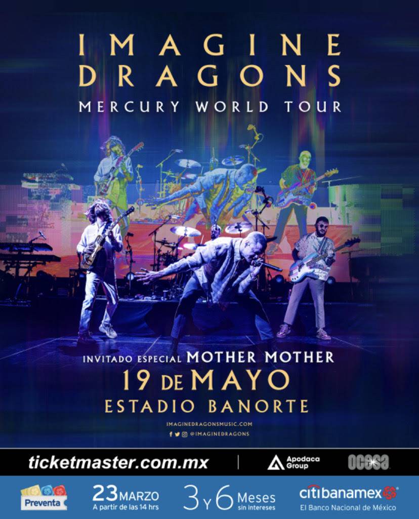 Imagine Dragons extiende su gira hasta Monterrey