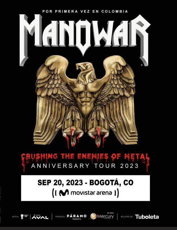 MANOWAR: El último sueño metalero se hace realidad en el Movistar Arena!