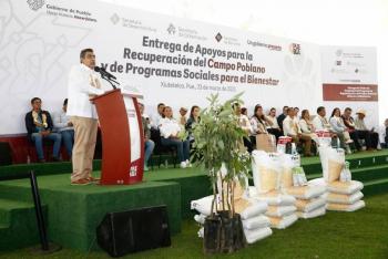 Favorece Gobierno de Puebla a 217 municipios con programas sociales, infraestructura y seguridad