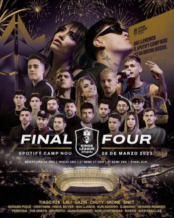TIAGO PZK, ACTUAR&Aacute; EN LA GRAN FINAL DE LA KINGS LEAGUE INFOJOBS ANTE 90 MIL PERSONAS EN BARCELONA